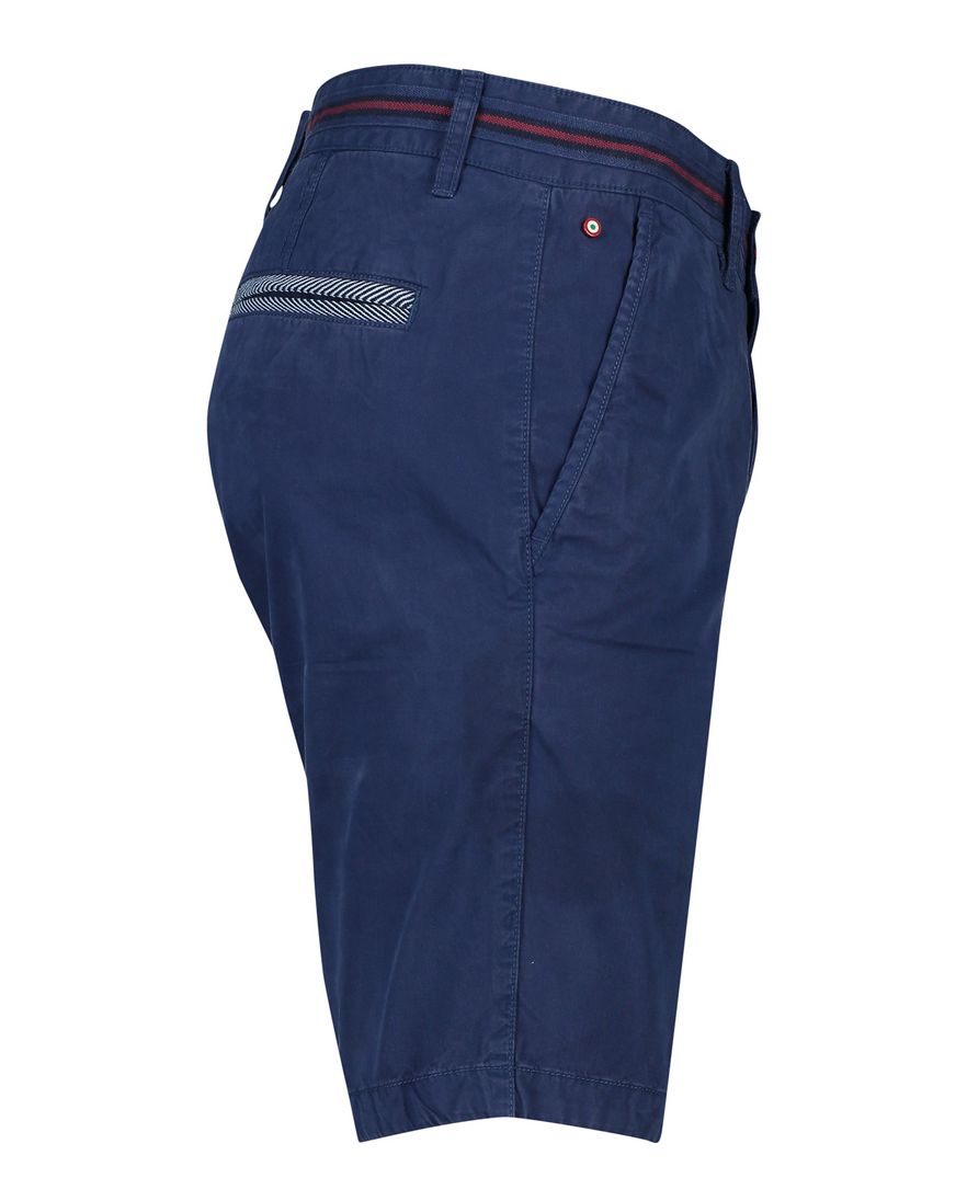 Portofino donkerblauwe bermuda slim fit katoen