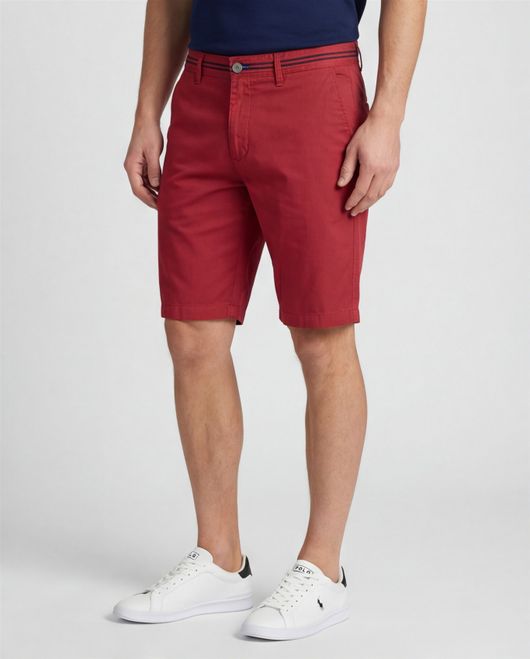 Portofino bermuda rood slim fit katoen Amalfi