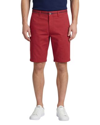 Portofino Portofino bermuda rood Amalfi katoen slim fit