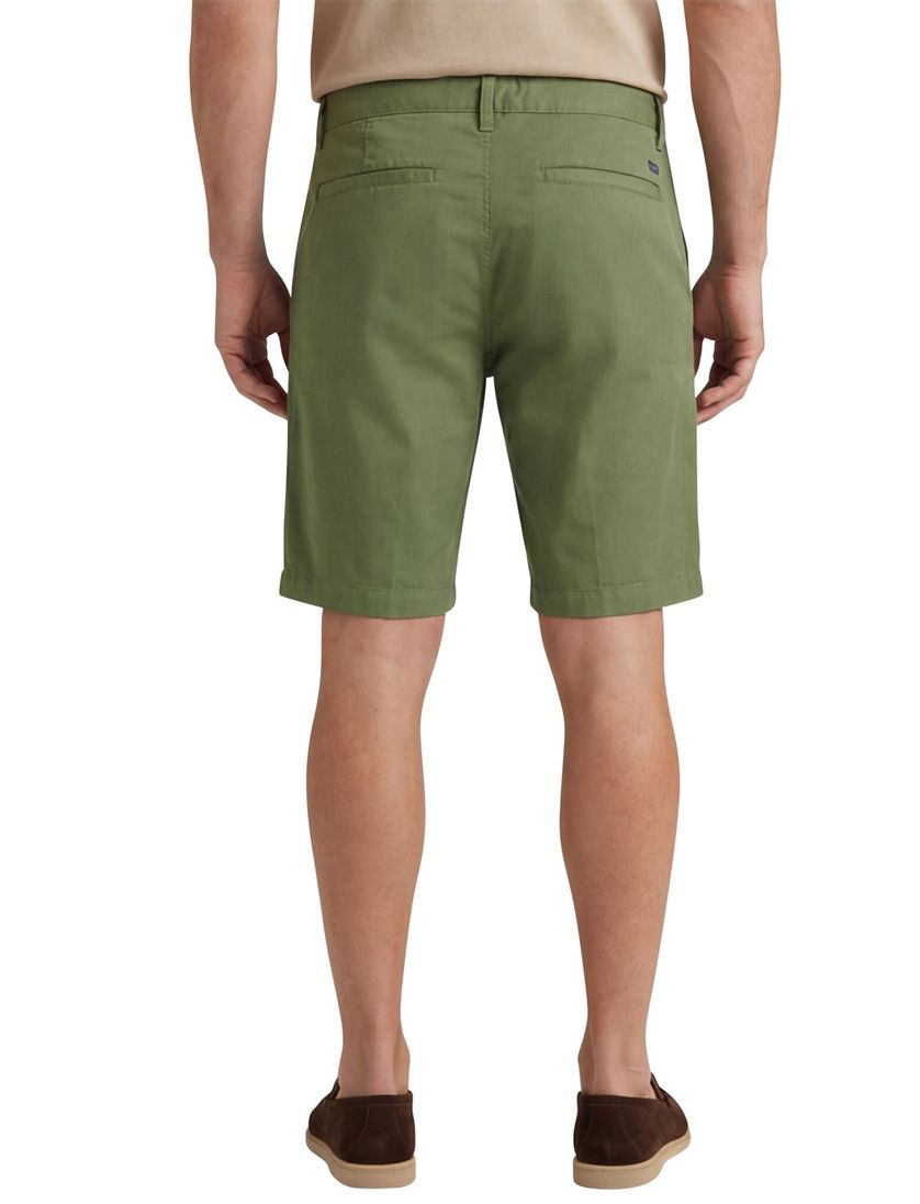 Portofino bermuda groen Koke Como katoen slim fit