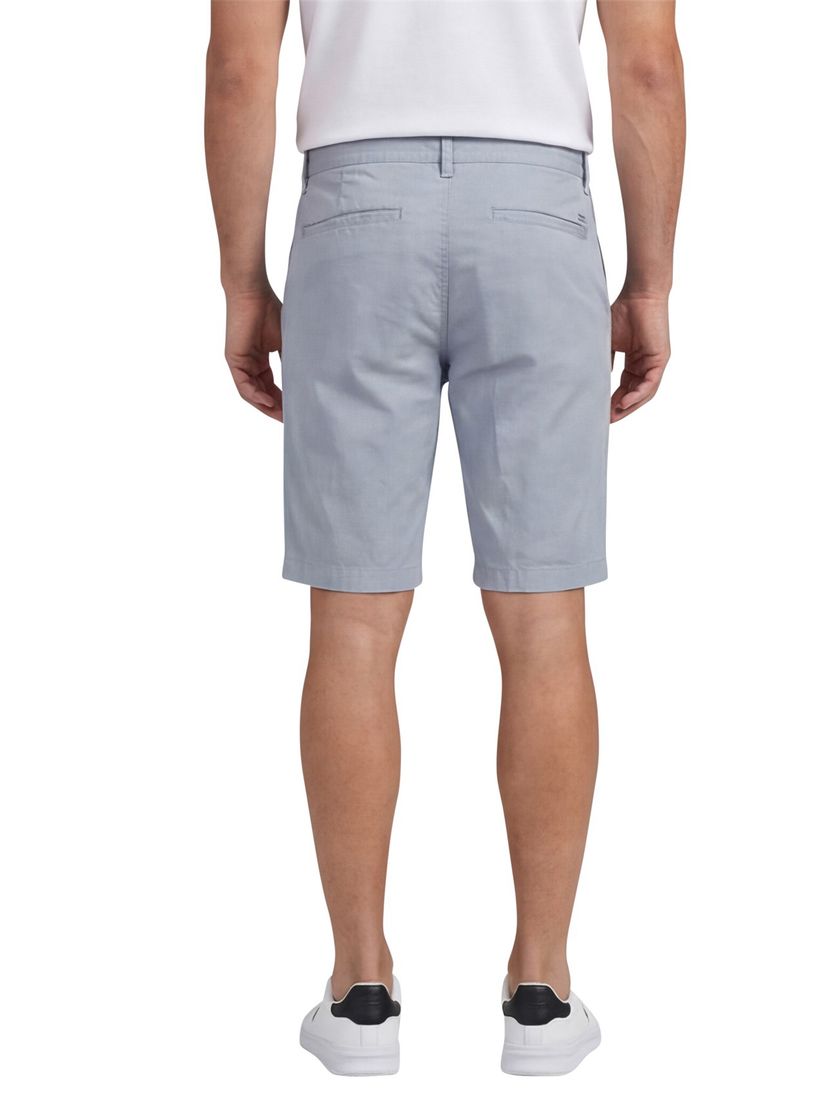 Portofino katoenen bermuda lichtblauw slim fit Koke Como