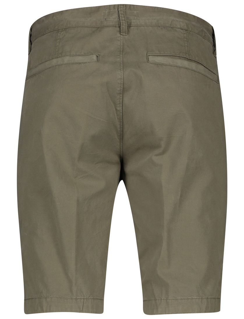 Portofino katoenen bermuda Koke Como slim fit khaki