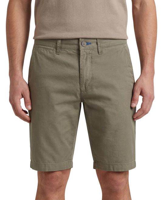 Katoenen Portofino bermuda Koke Como khaki slim fit