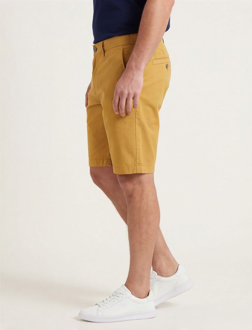 Portofino bermuda katoen geel slim fit Koke Como