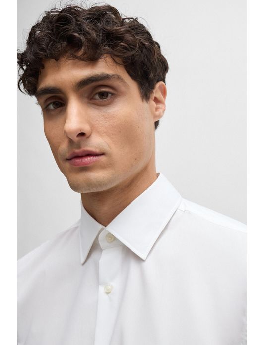 business overhemd wit Hugo Boss Black