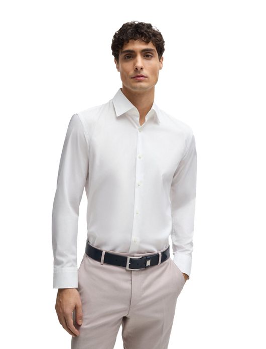 business overhemd wit Hugo Boss Black