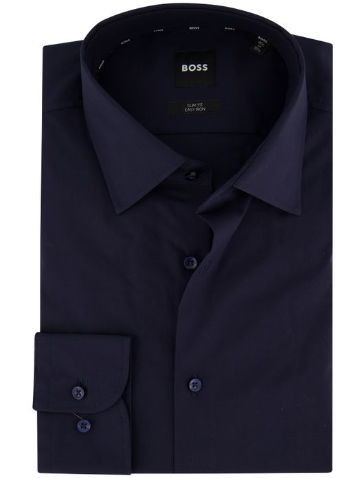 Hugo Boss overhemd H-HANK ml7 donkerblauw