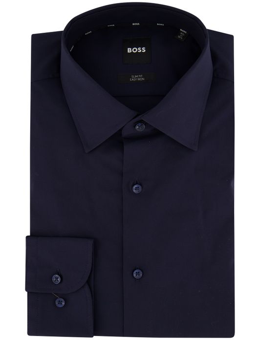 Hugo Boss overhemd H-HANK ml7 donkerblauw