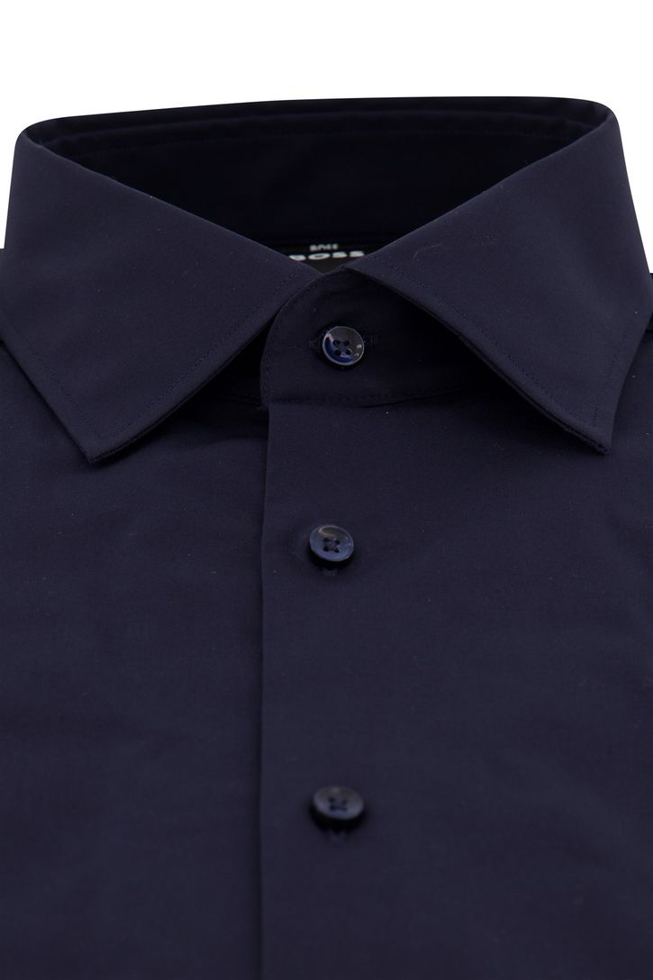 Donkerblauw Hugo Boss overhemd H-HANK slim fit