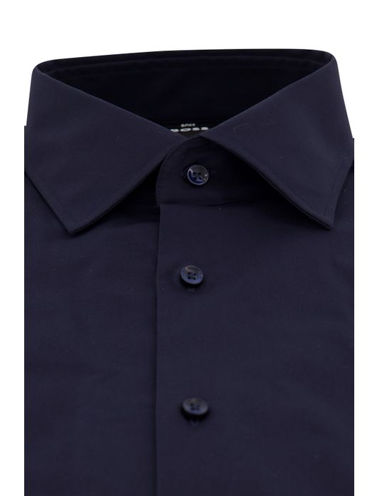Hugo Boss overhemd H-HANK ml7 donkerblauw