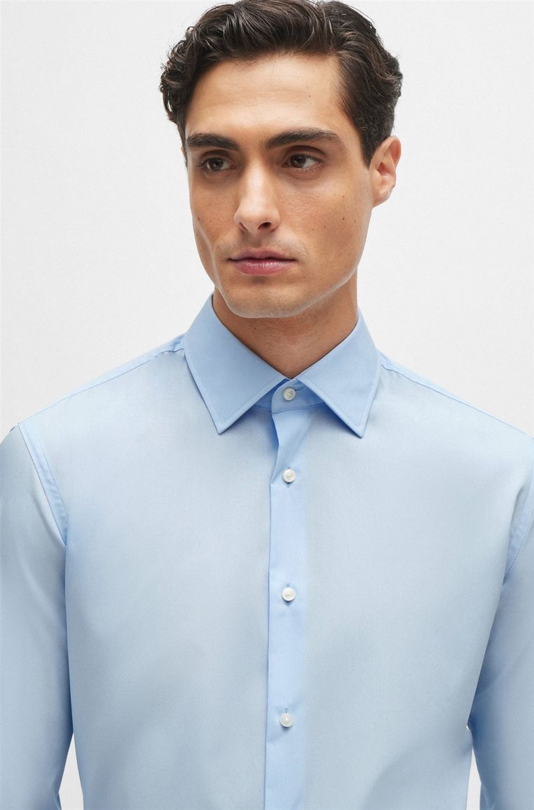 Hugo Boss Black overhemd ml 5 H-HANK lichtblauw