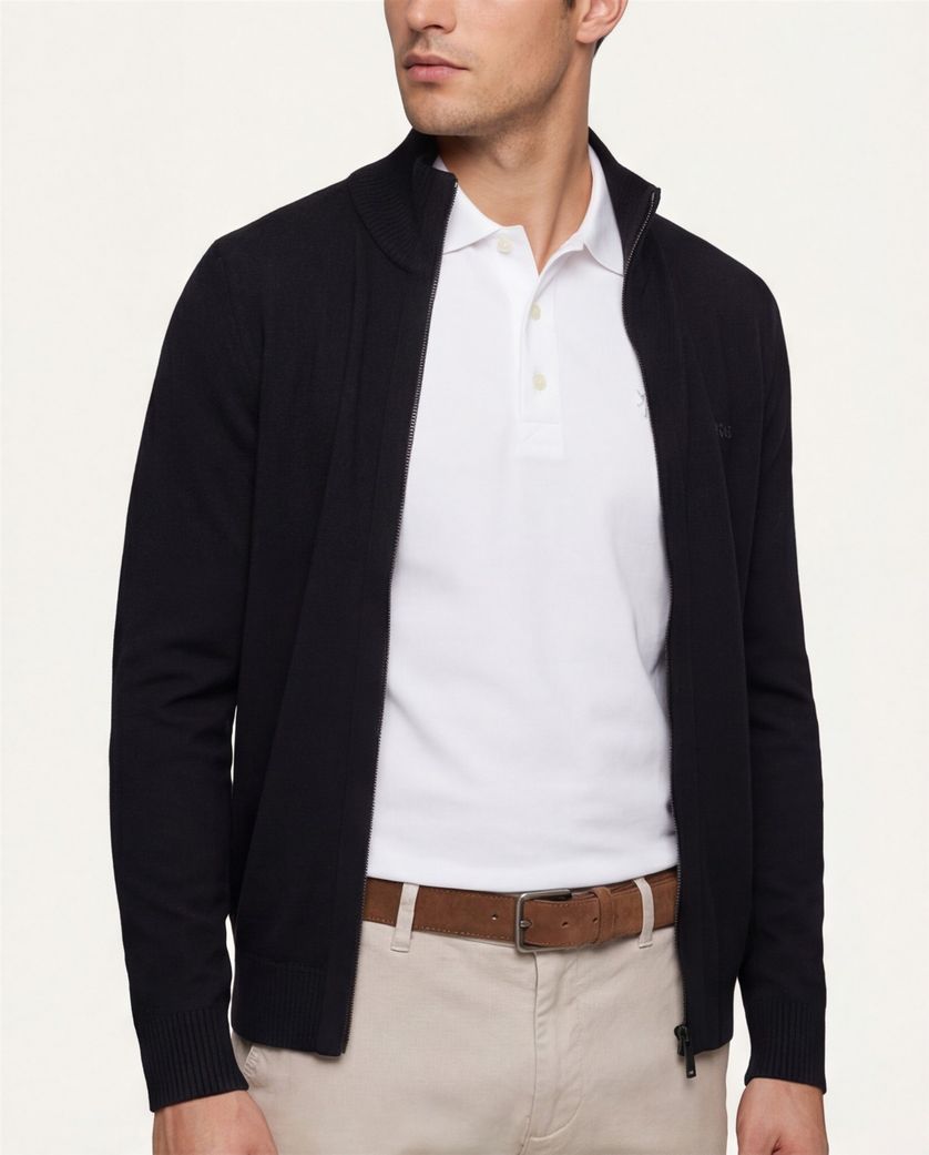 BOSS Orange Avac vest zwart