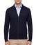 Hugo Boss vest navy opstaande kraag merinowol