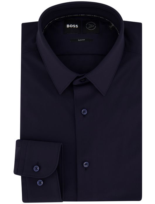 Hugo Boss overhemd blauw Slim Fit