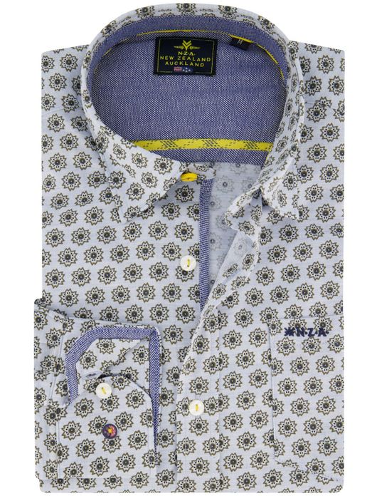 NZA overhemd lichtblauw Wharekahika