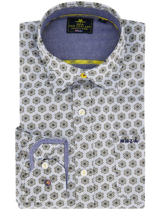NZA overhemd lichtblauw Wharekahika