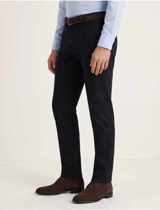 Meyer chino Bonn perfect fit zwart