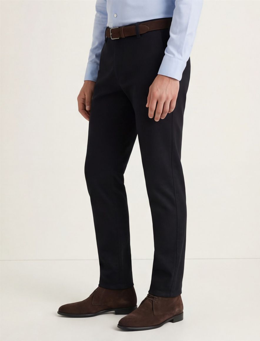 Meyer chino Bonn perfect fit zwart
