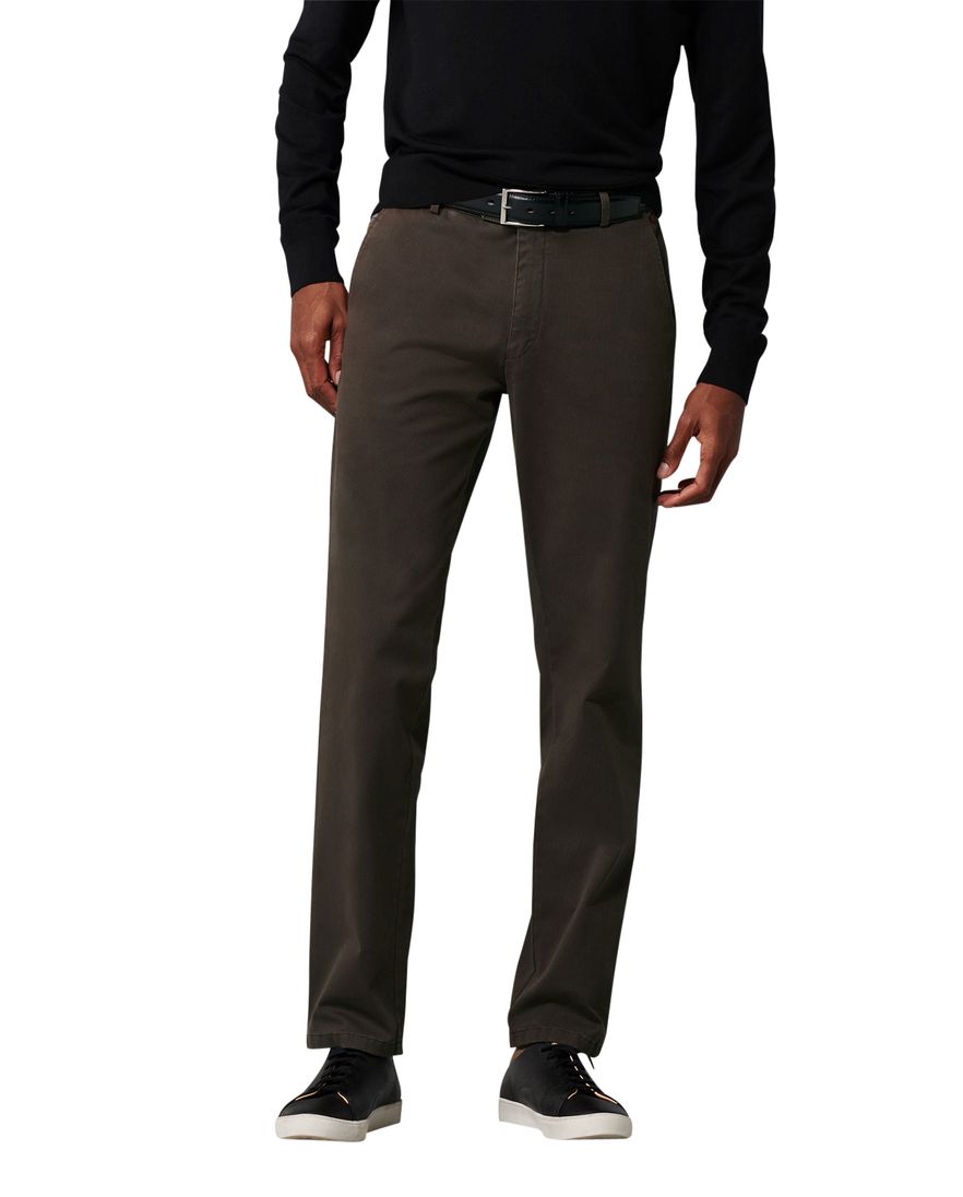 Meyer broek bruin katoen perfect fit