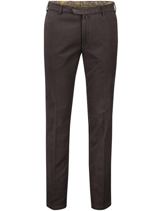katoenen broek bruin Meyer Bonn