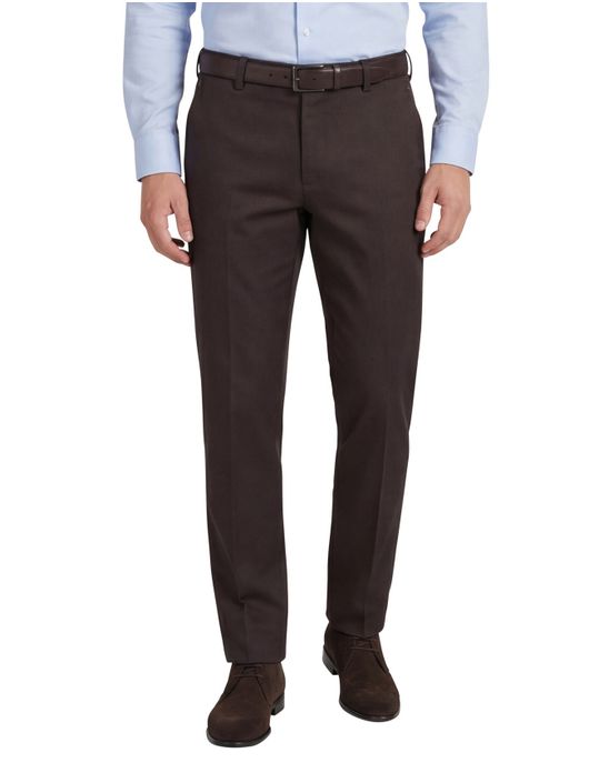 katoenen broek bruin Meyer Bonn