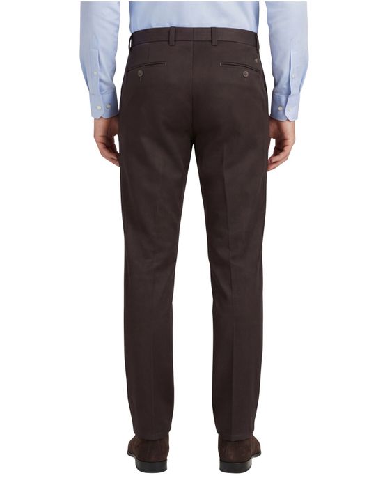 katoenen broek bruin Meyer Bonn