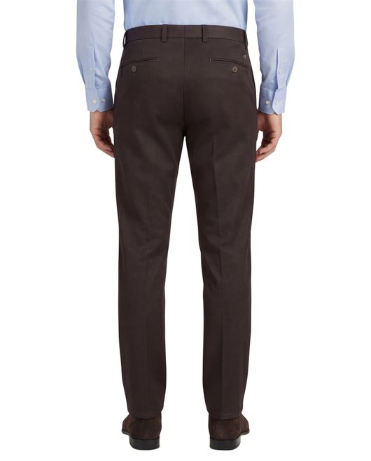 Meyer Bonn katoenen broek bruin