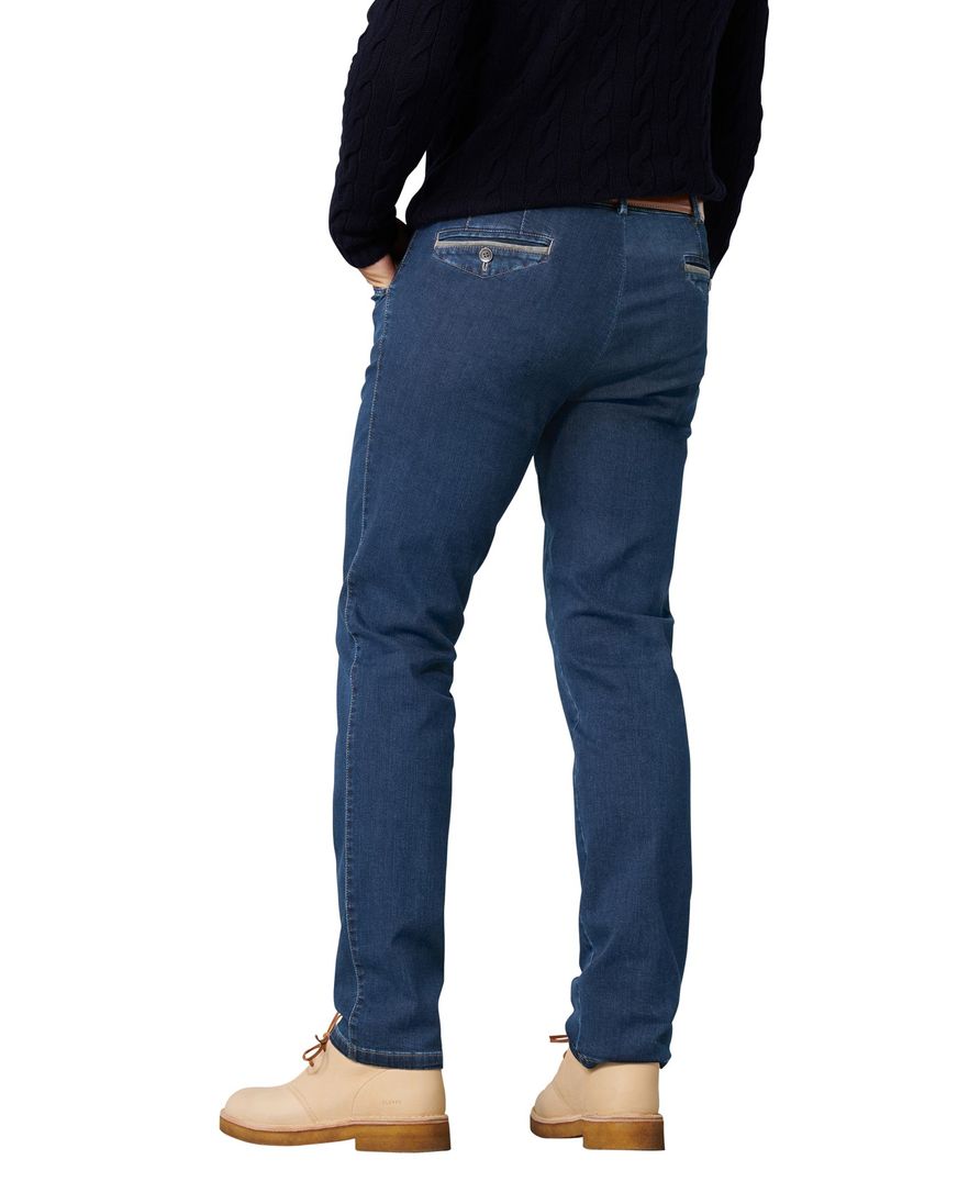 Meyer jeans blauw chicago perfect fit katoen