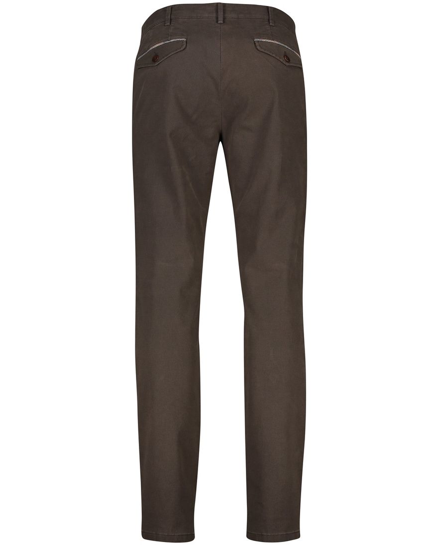 Meyer Paris broek bruin effen katoen