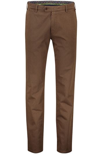 Meyer Meyer katoenen broek bruin paris perfect fit