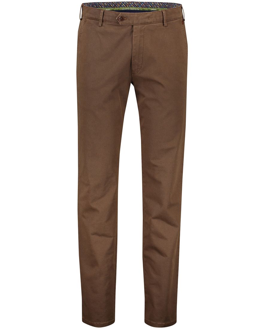 Meyer katoenen broek bruin paris perfect fit
