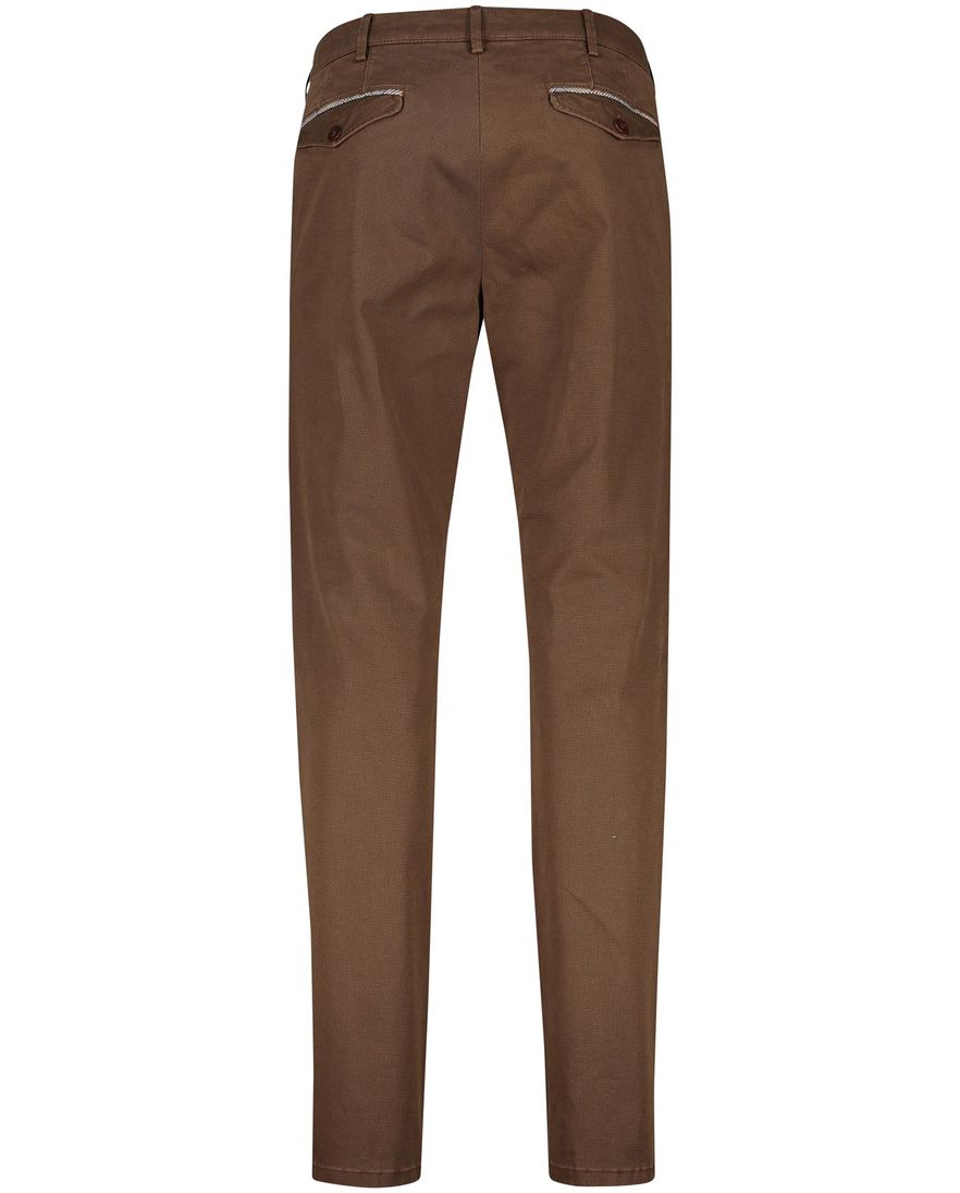 Meyer katoenen broek bruin paris perfect fit