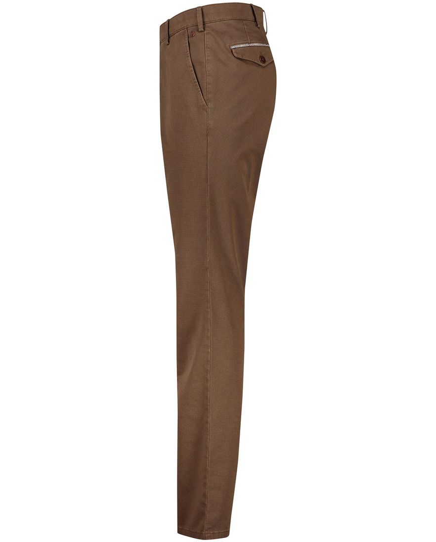 Meyer katoenen broek bruin paris perfect fit