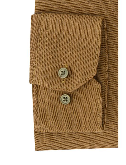 Desoto overhemd bruin katoen