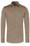 Business overhemd Desoto slim fit beige effen katoen