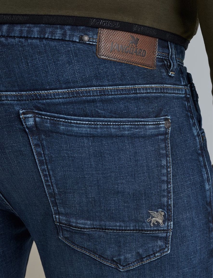 jeans donkerblauw Vanguard V12