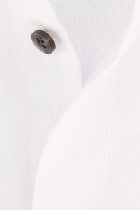 John Miller business overhemd tailored fit wit effen katoen