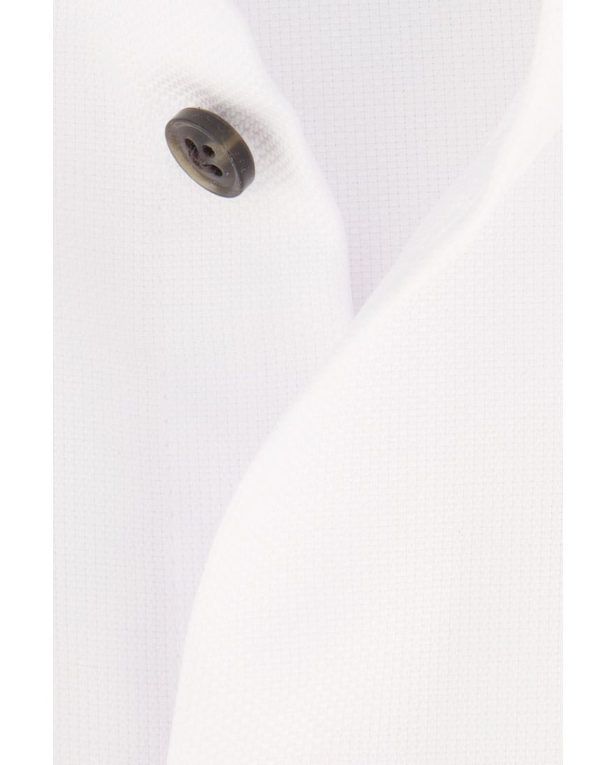 John Miller business overhemd tailored fit wit effen katoen