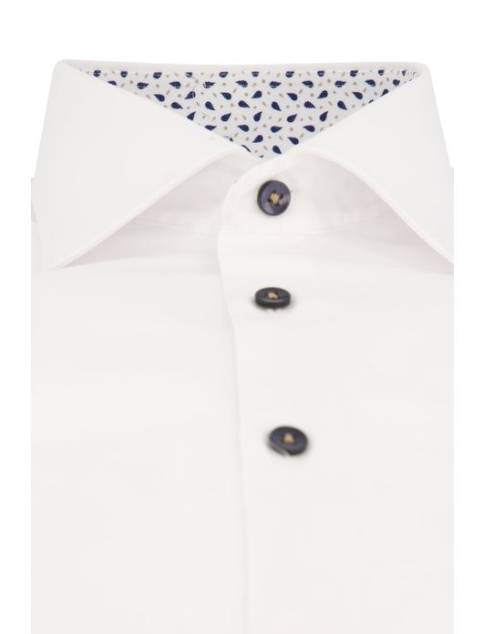 Ledub overhemd wit Modern Fit