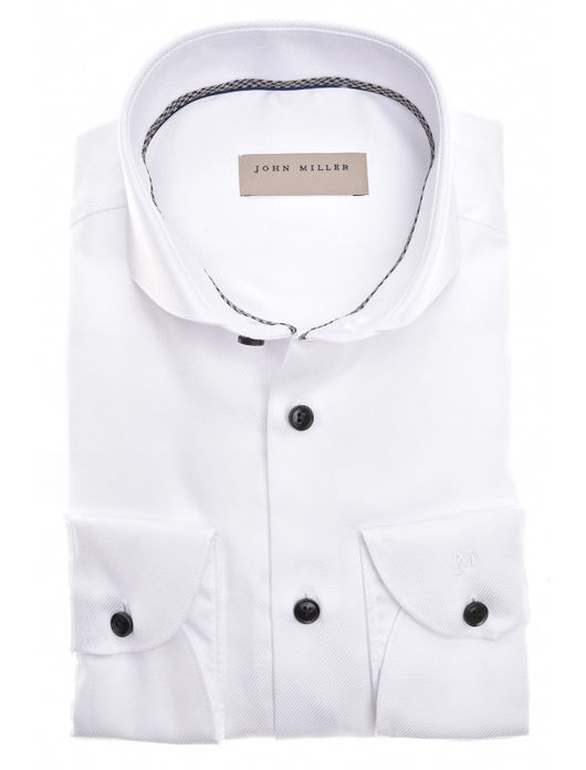 John Miller overhemd wit mouwlengte 7