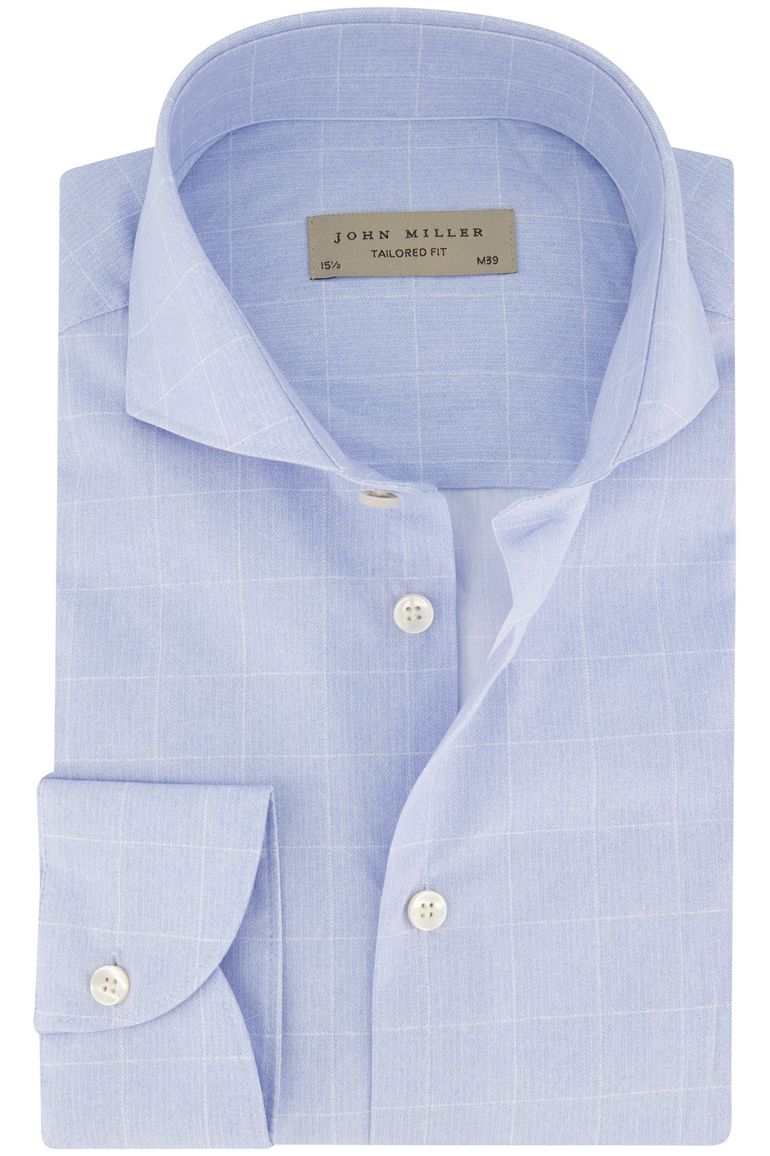 John Miller overhemd lichtblauw Tailored fit