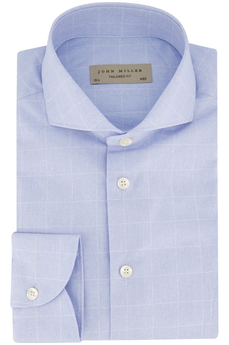 John Miller overhemd lichtblauw Tailored fit