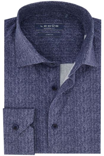 Ledub Ledub Shirt blauw modern fit