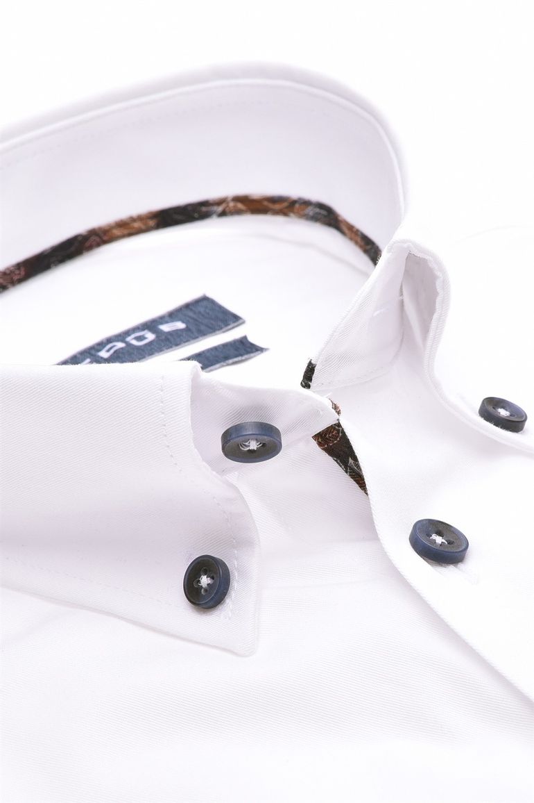 Ledub overhemd wit mouwlengte 7