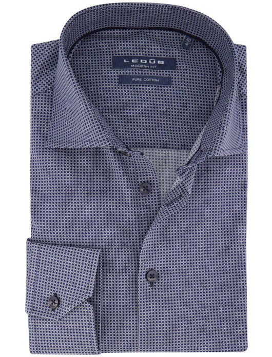 Ledub Shirt dress ml 5 Donkerblauw