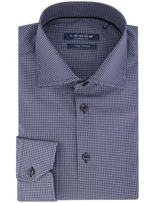 Ledub Shirt dress ml 5 Donkerblauw