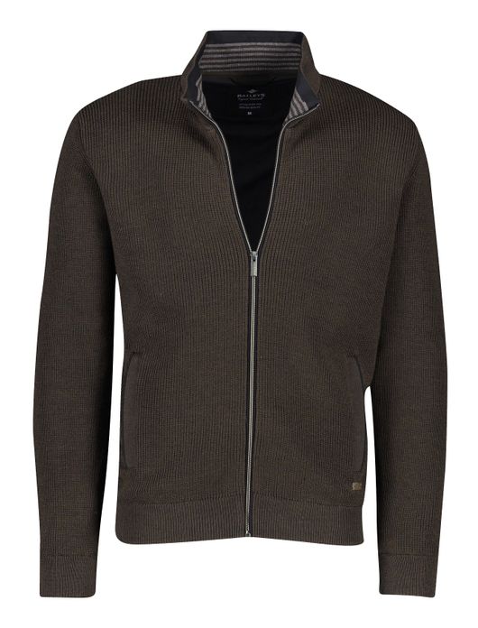 Baileys Vest donkerbruin effen