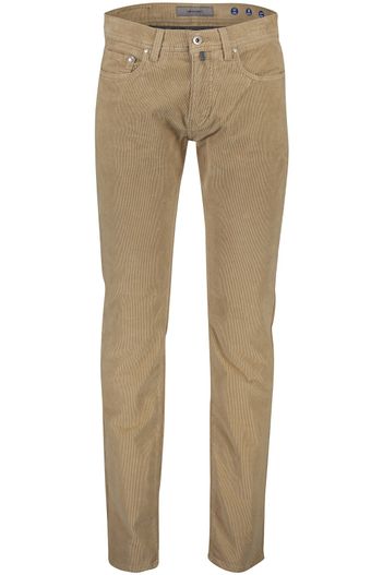 Pierre Cardin Pierre Cardin broek bruin ribbel modern fit