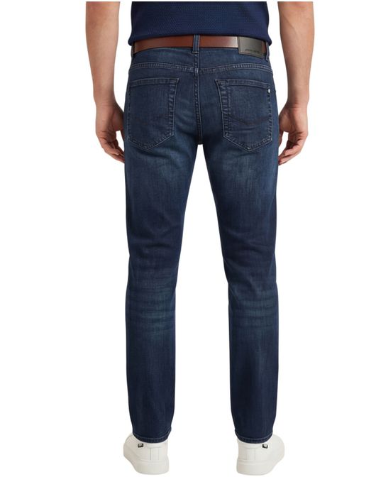 Pierre Cardin Lyon Tapered Fit jeans donkerblauw