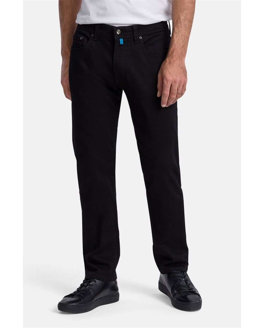 Pierre Cardin jeans zwart Lyon katoen